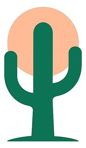 MyPRSN cactus and sun logo